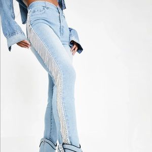 DOLLS KILL Rhinestone Jeans